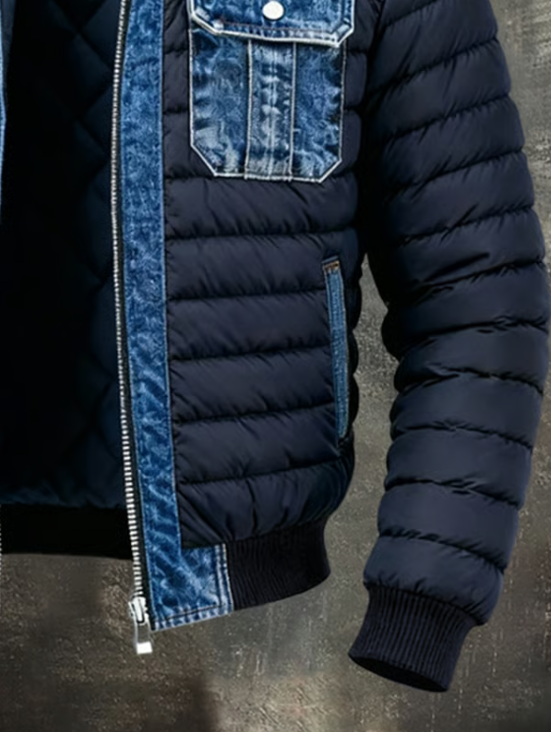 MAISON CLEMENT PARIS™ | HYBRID QUILTED DENIM JACKET