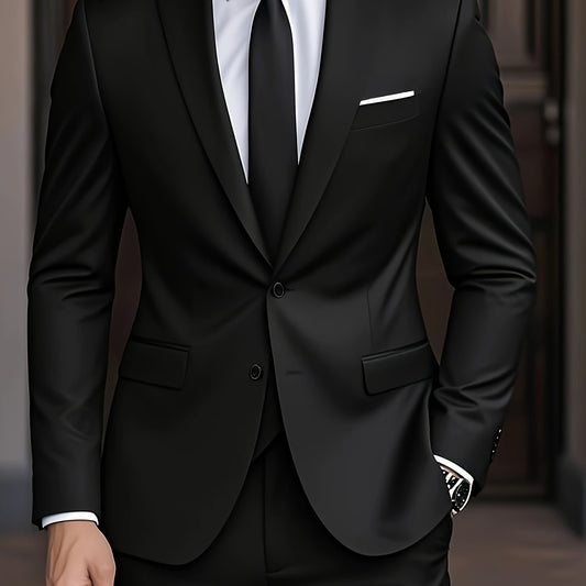 EliteGent™ 2-Piece Men's Suit Set