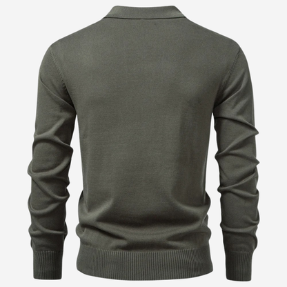 The ByWard – Men’s Long Sleeve Zip Polo
