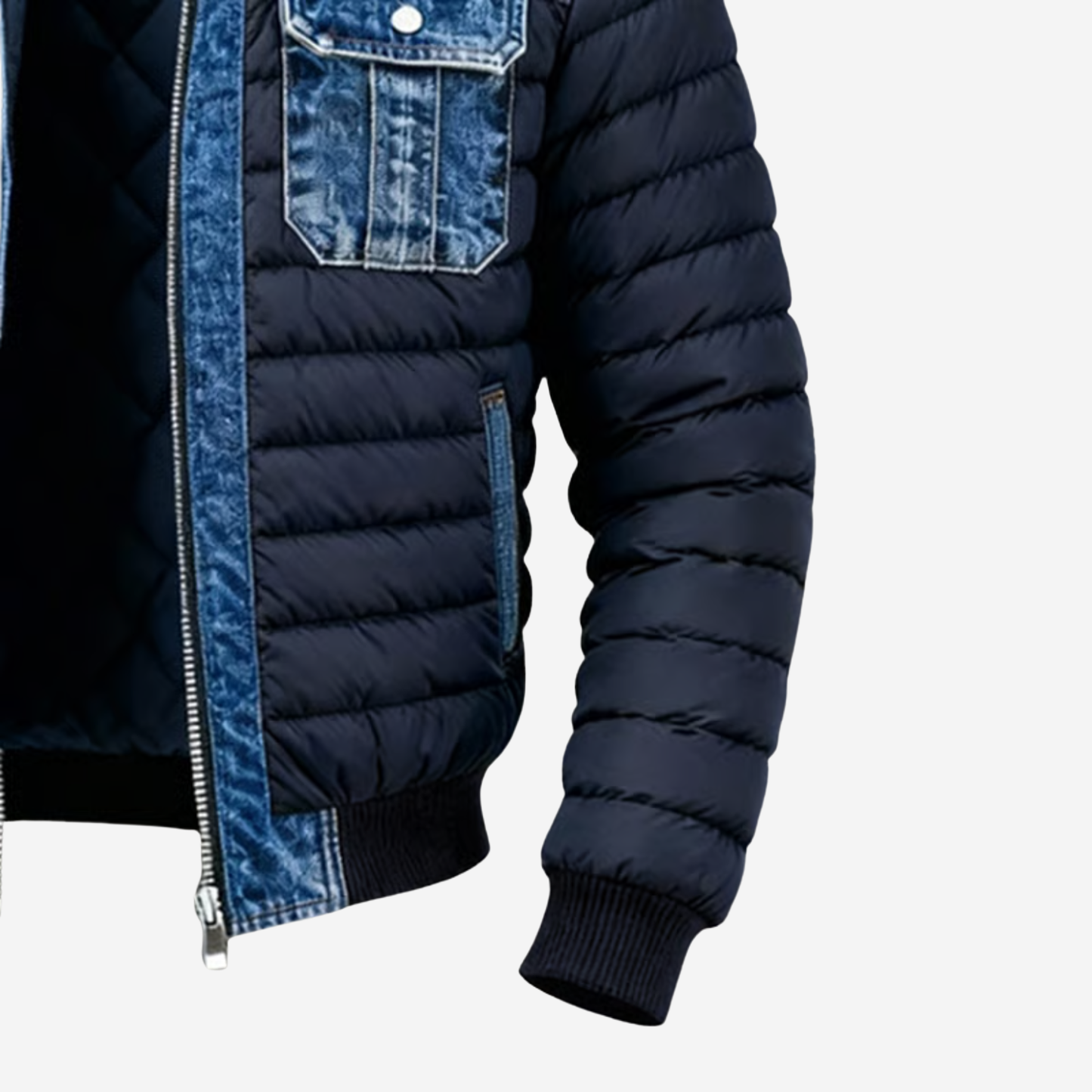 The Dawson – Hybrid Denim Puffer