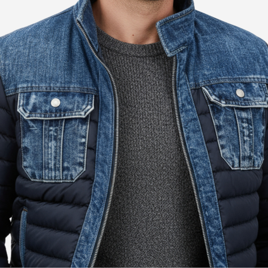 The Dawson – Hybrid Denim Puffer