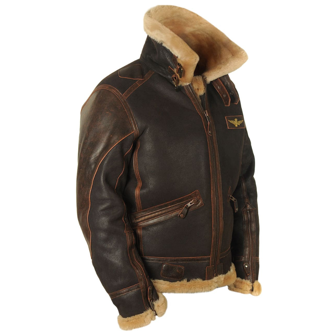 Kamil | Leather Pilot Jacket