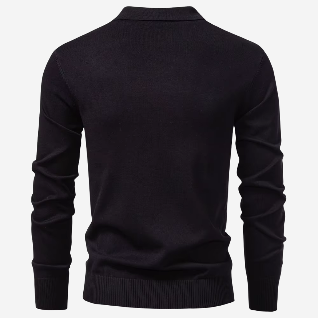 The ByWard – Men’s Long Sleeve Zip Polo