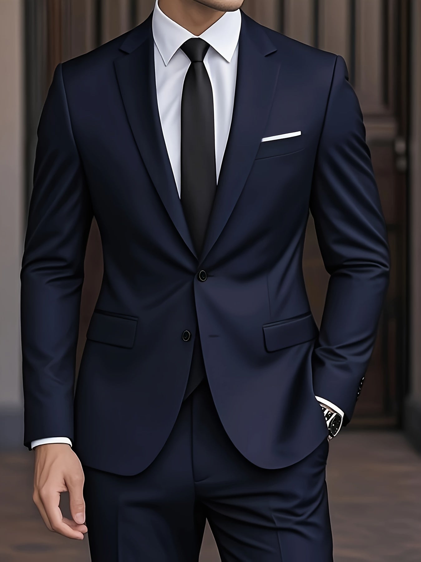 EliteGent™ 2-Piece Men's Suit Set