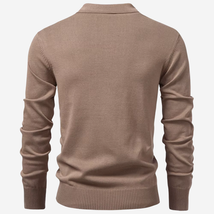 The ByWard – Men’s Long Sleeve Zip Polo